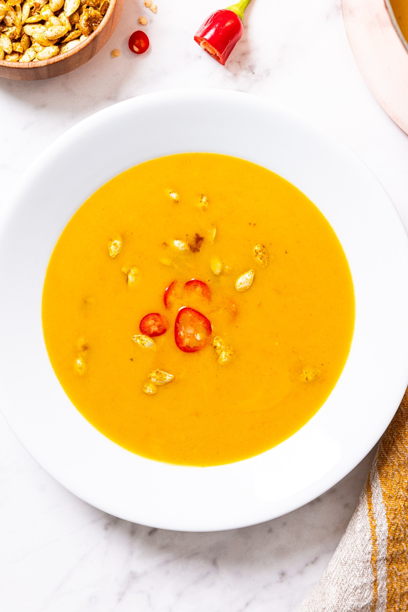 Slow Cooker Curried Butternut Squash Soup Recipe