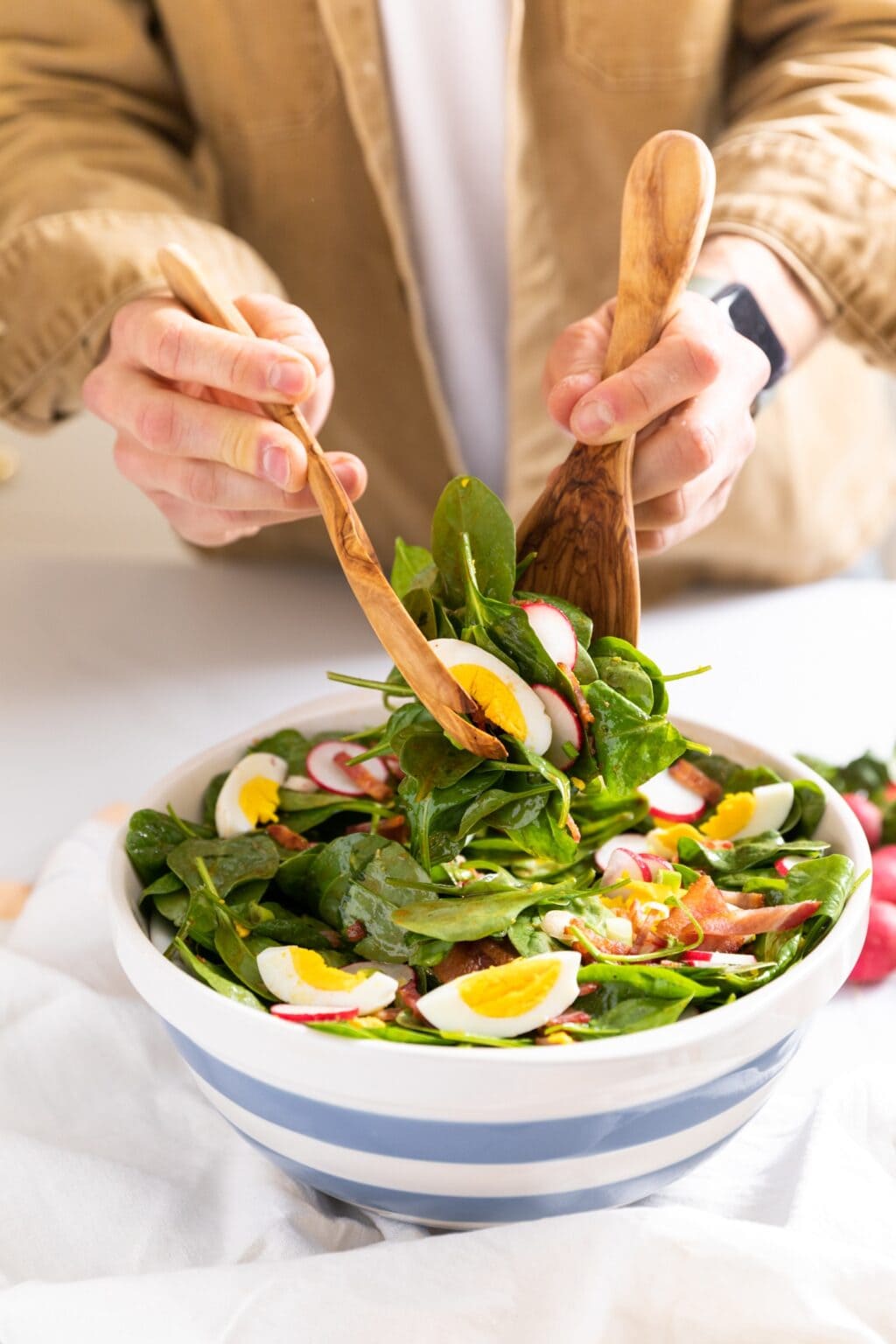Spring Spinach Spring Spinach Salad - Wyse Guide
