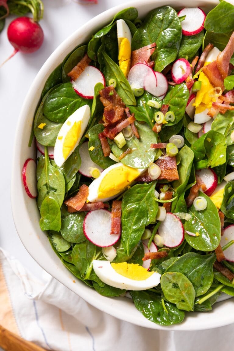 Spring Spinach Spring Spinach Salad - Wyse Guide