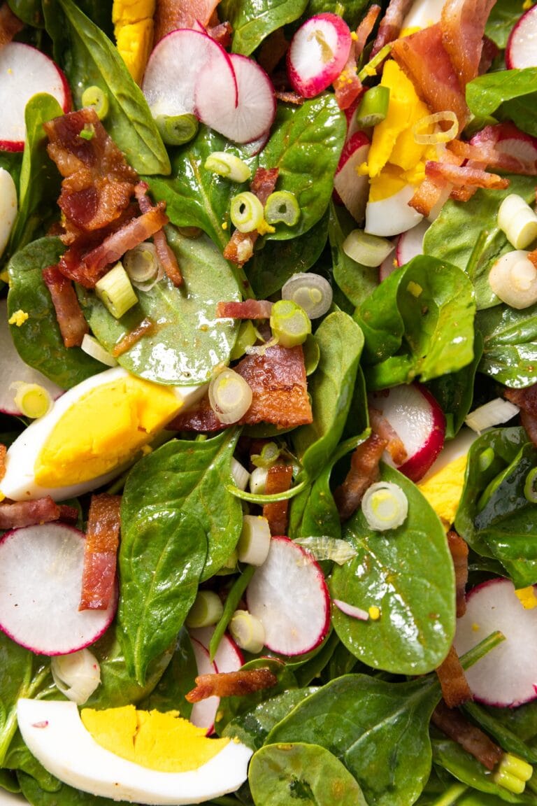 Spring Spinach Spring Spinach Salad - Wyse Guide