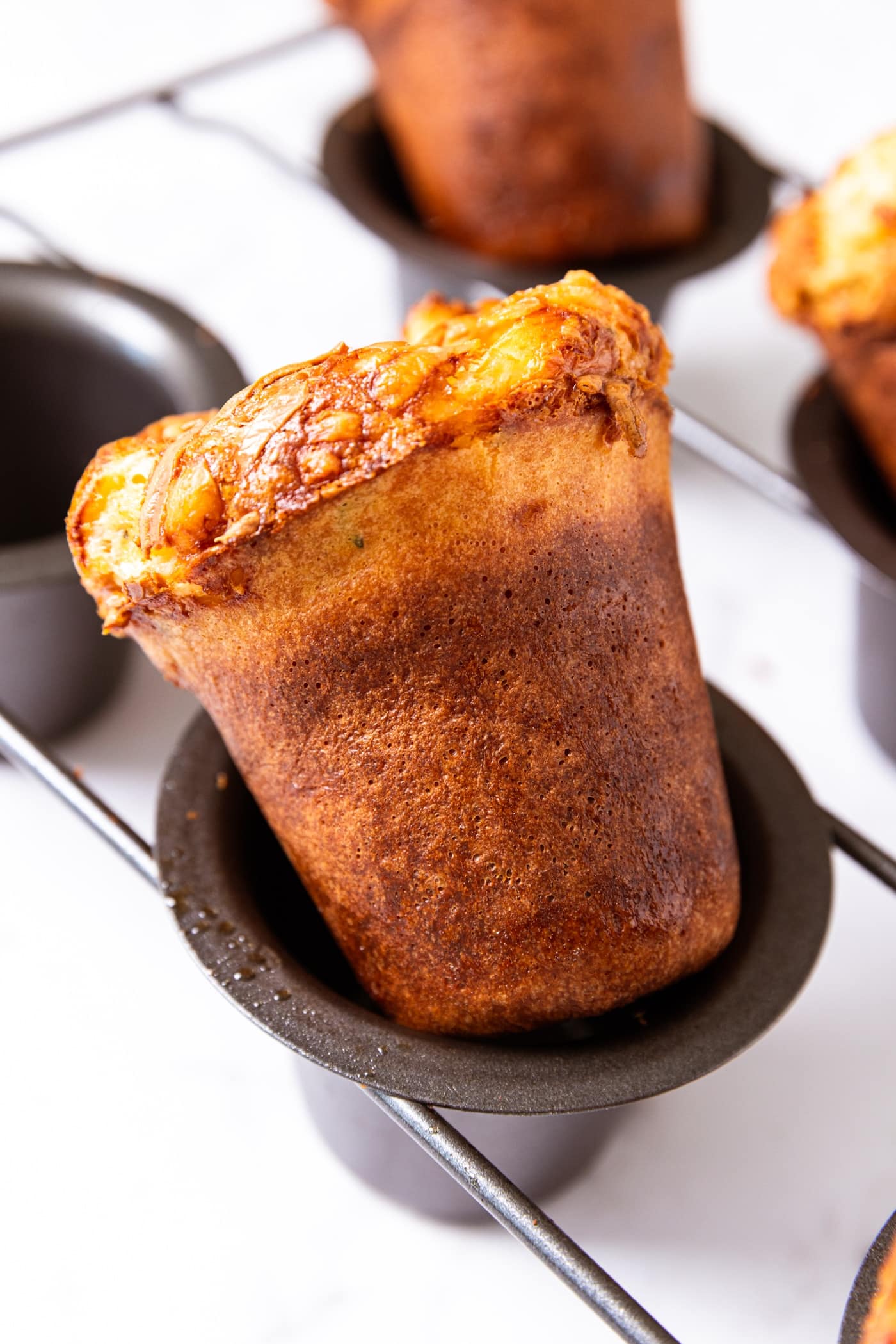 Muffin Pan Popovers - Just a Taste