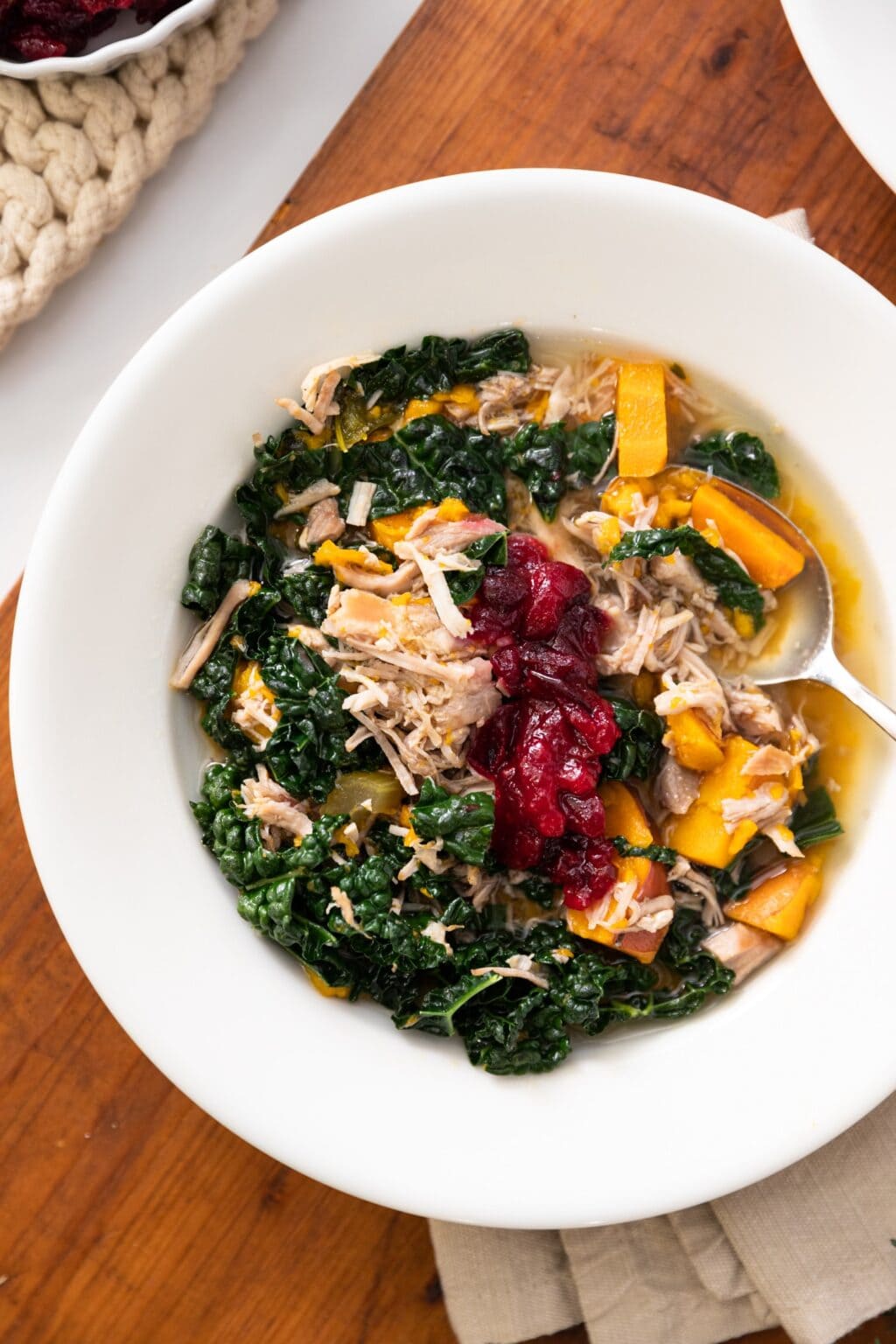 Slow Cooker Turkey, Sweet Potato & Kale Soup Wyse Guide