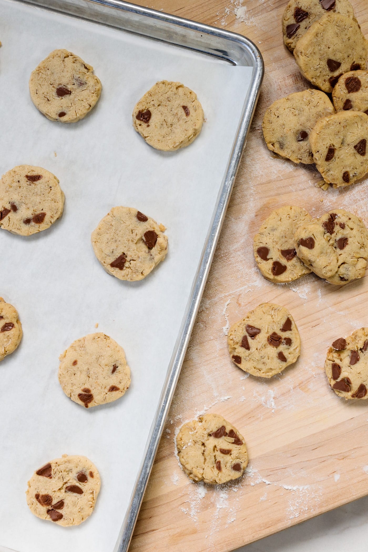 Chocolate Chip + Oatmeal Refrigerator Cookies Wyse Guide