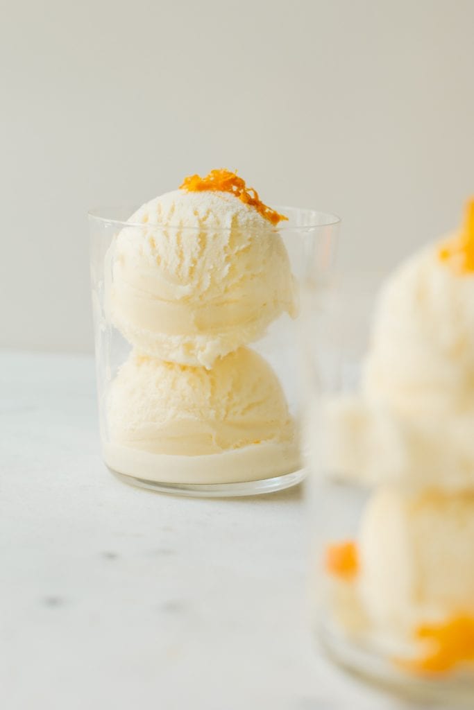 Mimosa Ice Cream Boozy Ice Cream in a Glass Wyse Guide