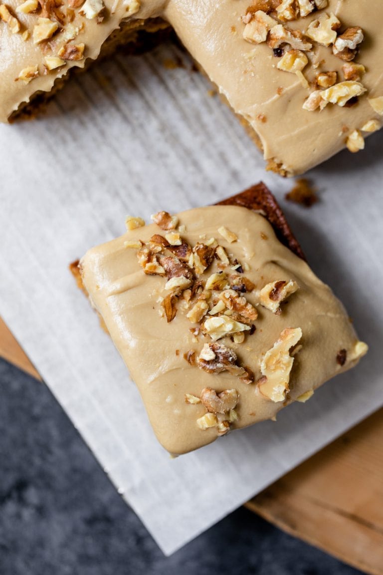 Applesauce Cake with Caramel Frosting Wyse Guide