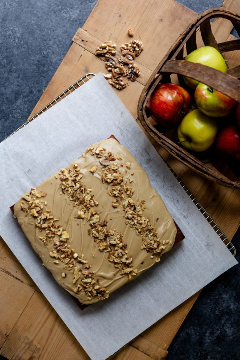 Applesauce Cake with Caramel Frosting Wyse Guide