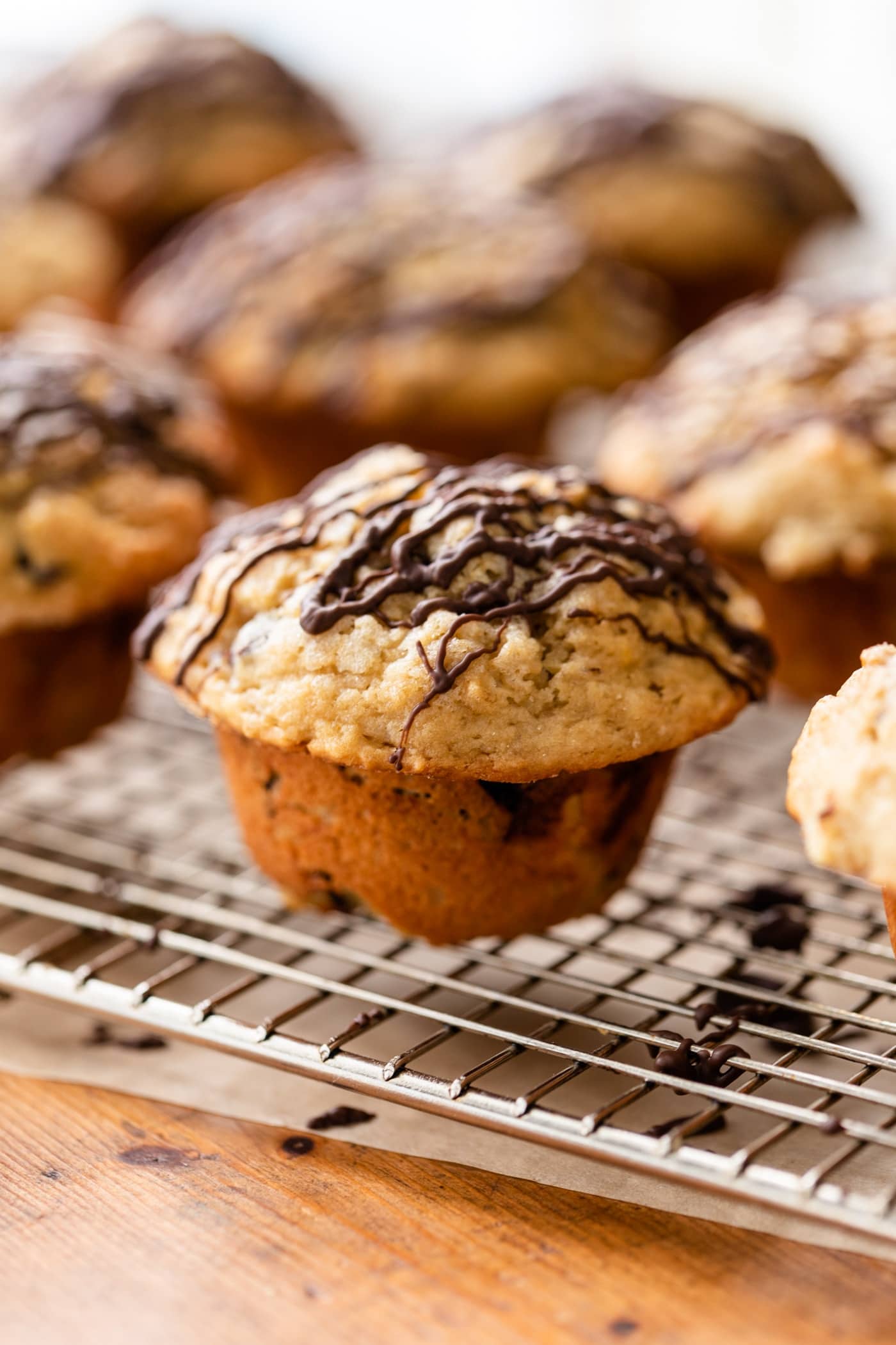 Banana Chocolate Chunk Muffins [www.wyseguide.com]