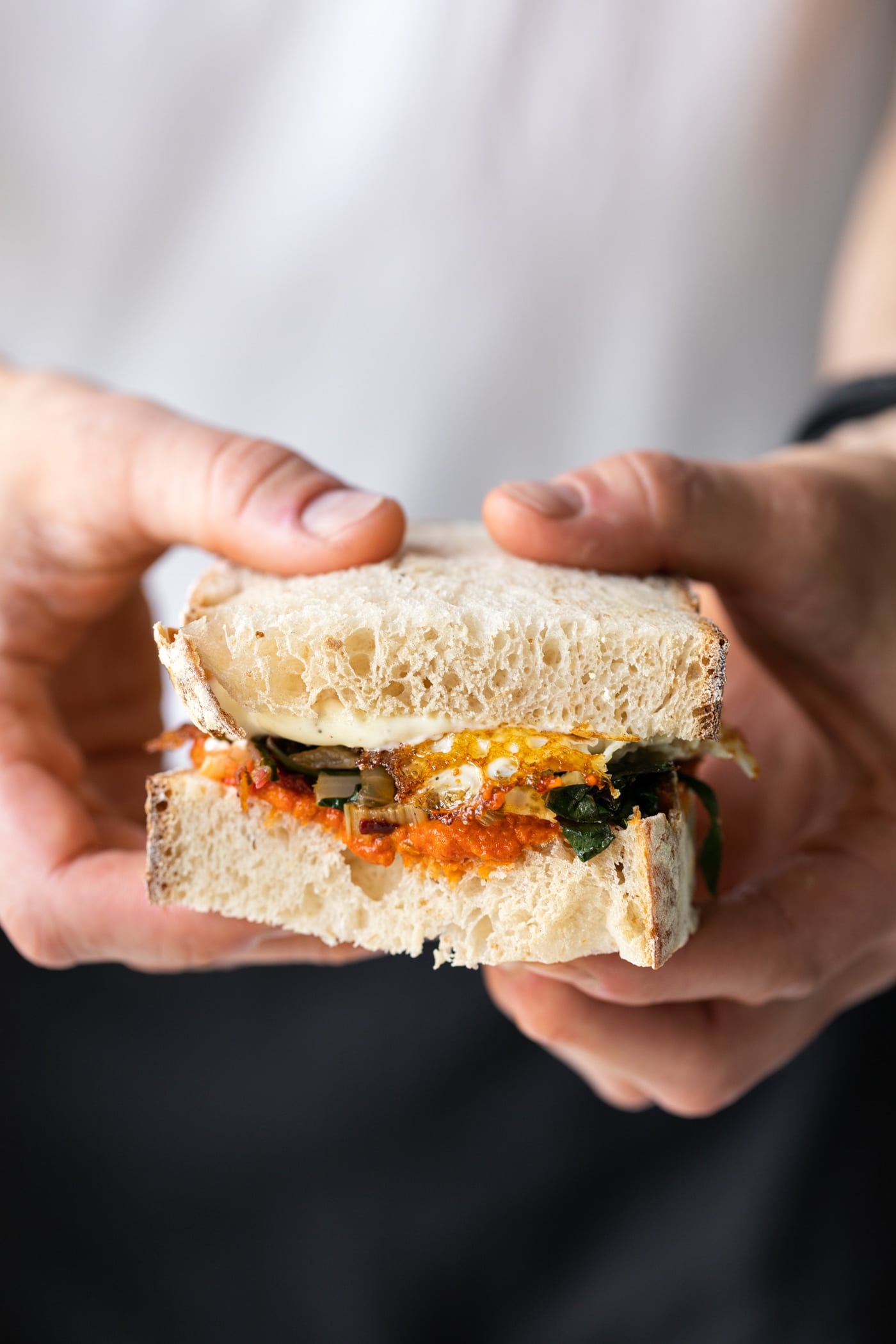 Swiss Chard & Harissa Egg Sandwich Wyse Guide