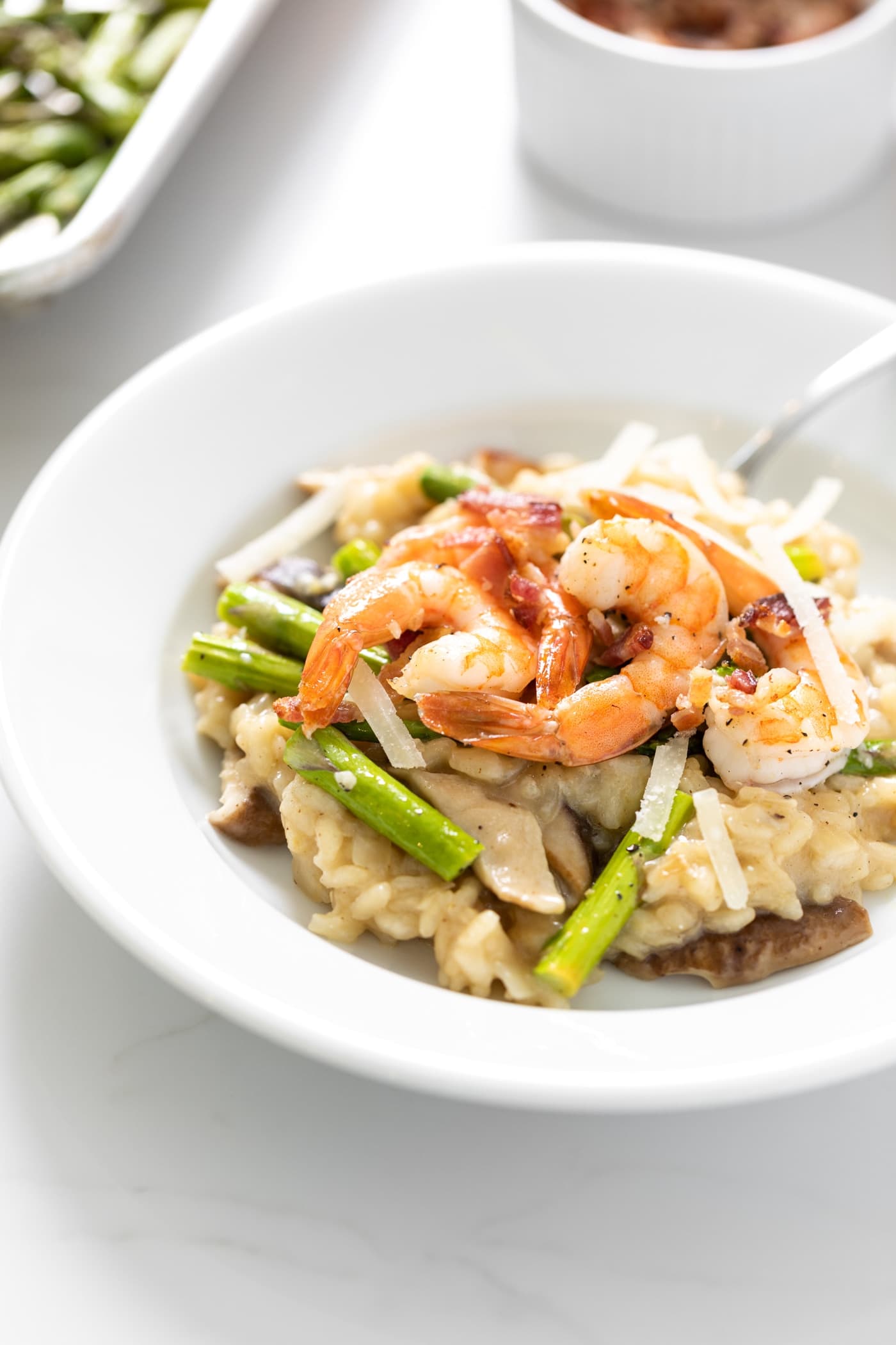 Parmesan Risotto With Shrimp And Asparagus Wyse Guide Parmesan Risotto With Shrimp And Asparagus Wyse Guide