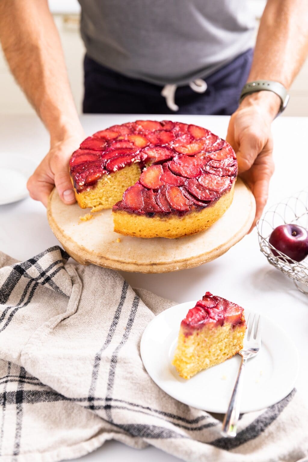 Plum Cornmeal Cake Wyse Guide