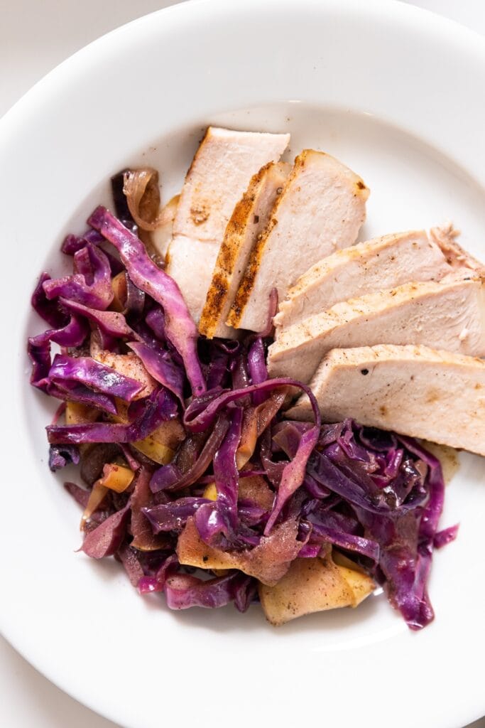 Pork Chops with Cabbage and Apples Wyse Guide