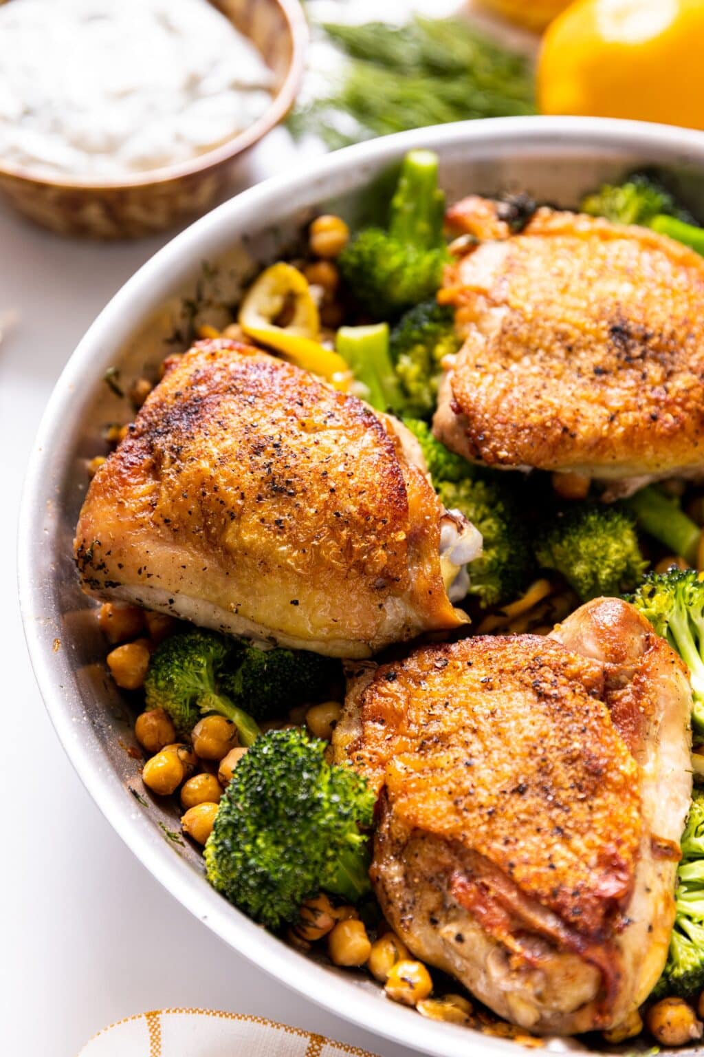 One Pan Chicken, Chickpeas & Broccoli Wyse Guide