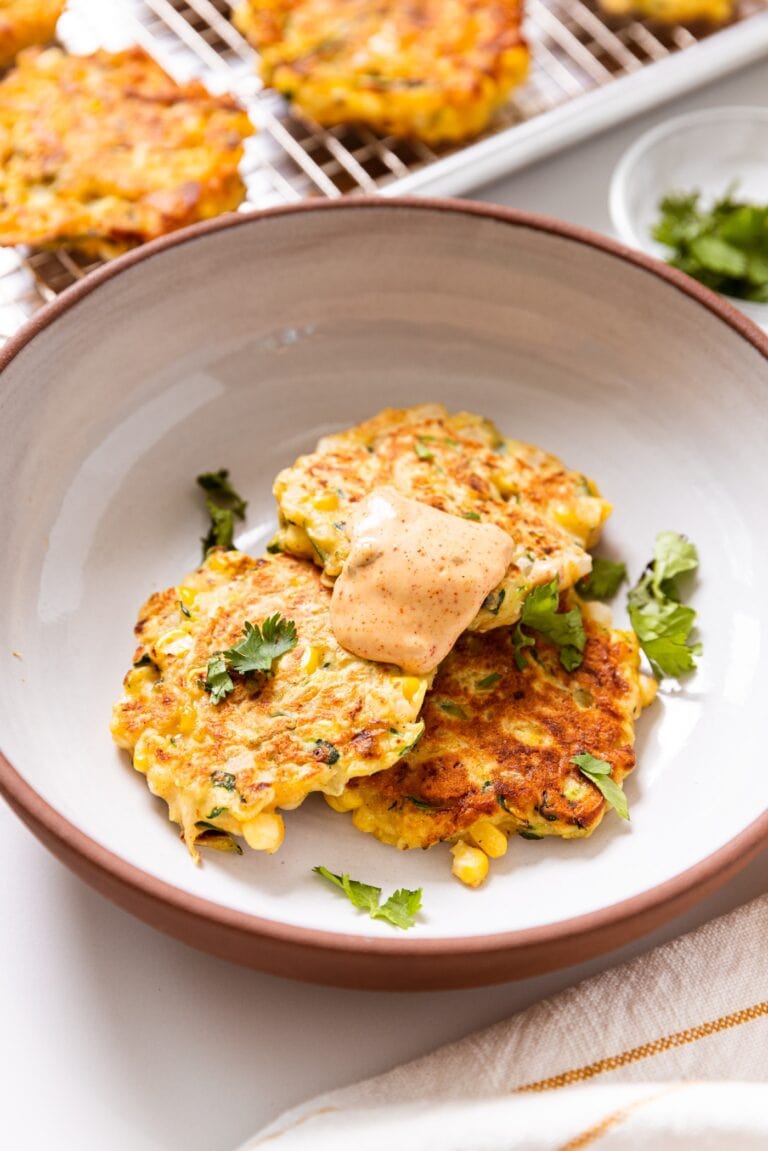 Zucchini & Corn Fritters Wyse Guide
