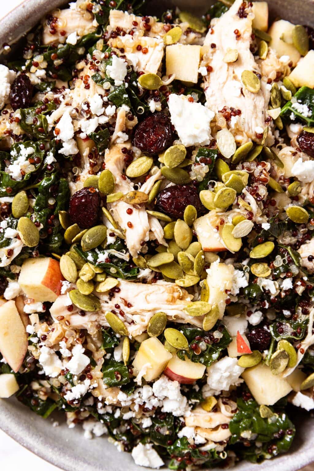 Apple Cider Quinoa Kale Salad Wyse Guide