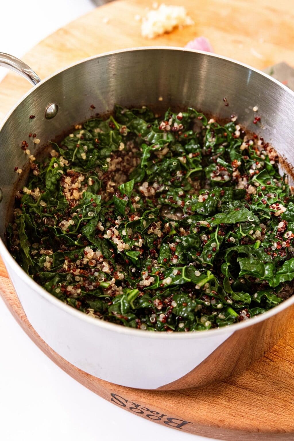 Apple Cider Quinoa Kale Salad Wyse Guide