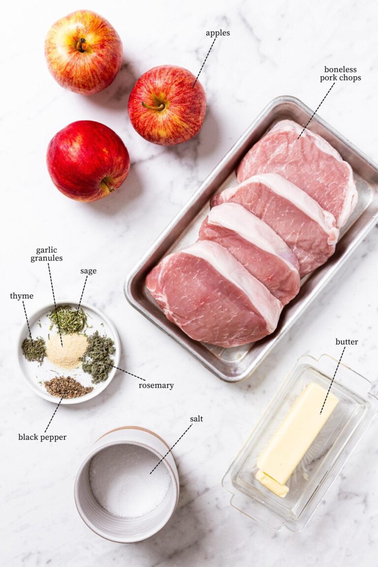 Pork Chops with Quick Applesauce Wyse Guide