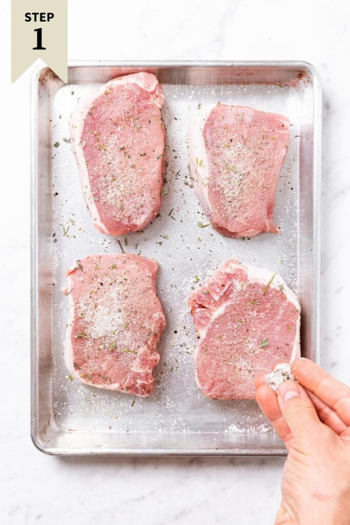 Pork Chops with Quick Applesauce Wyse Guide