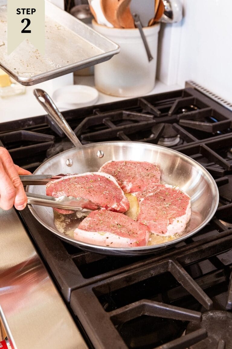 Pork Chops with Quick Applesauce Wyse Guide