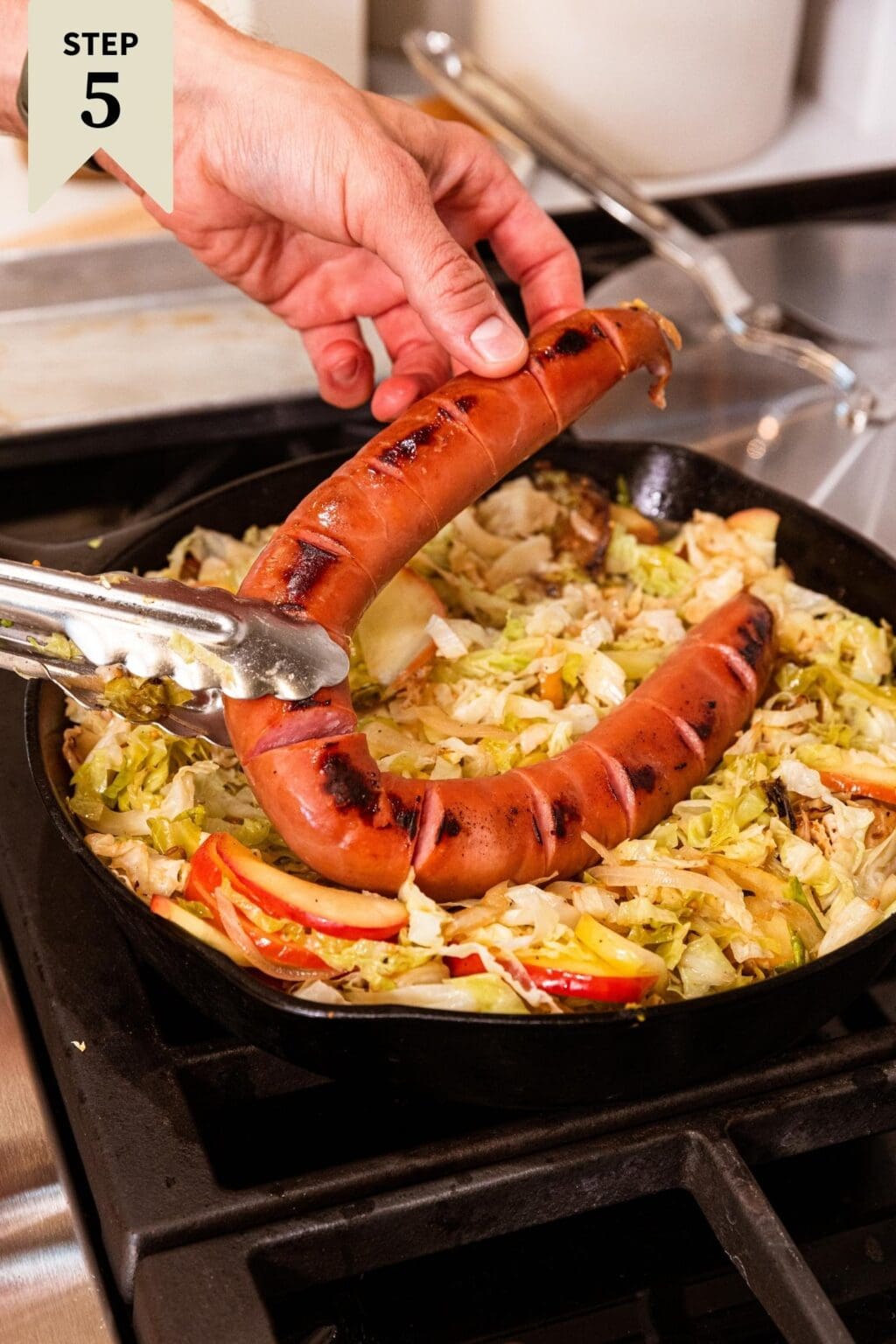 Kielbasa with Cabbage & Apple Wyse Guide