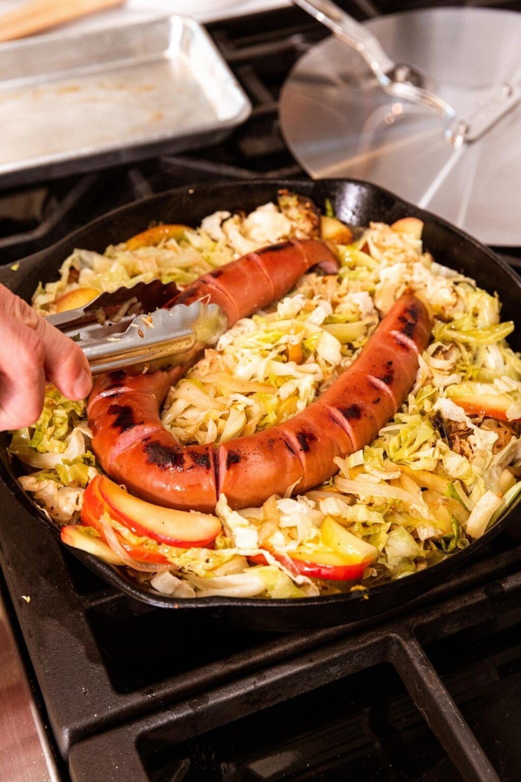 Kielbasa with Cabbage & Apple Wyse Guide