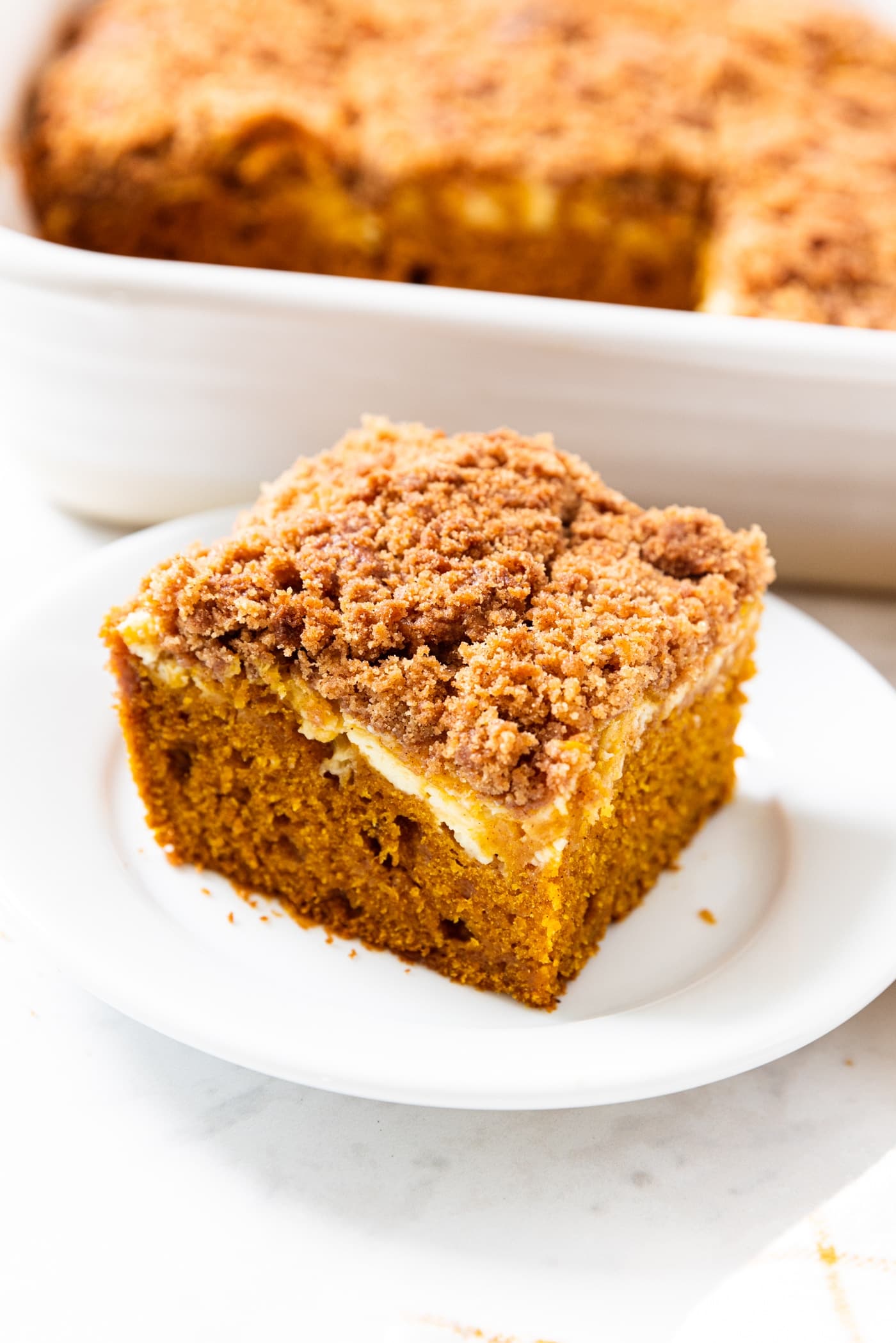 Pumpkin Coffee Cake with Cheesecake Swirl Wyse Guide