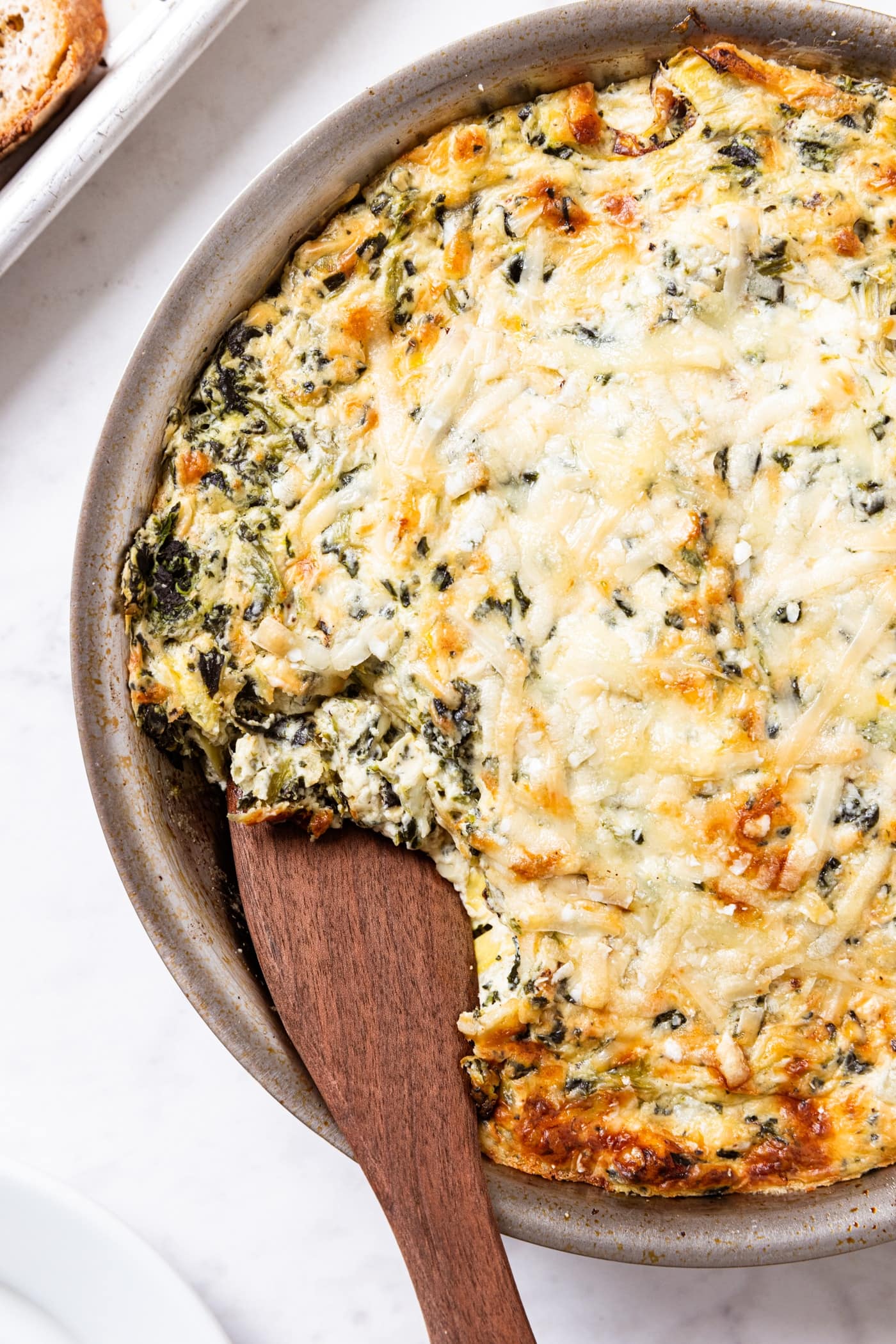 Spinach Artichoke Dip - Crockpot or Oven Baked