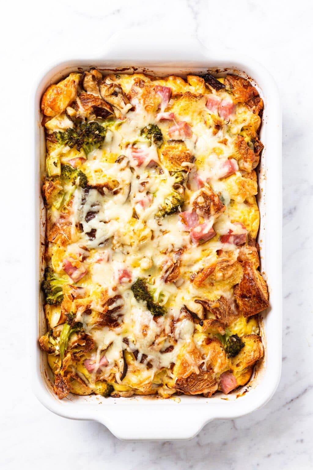 Ham & Cheese Croissant Egg Casserole Wyse Guide
