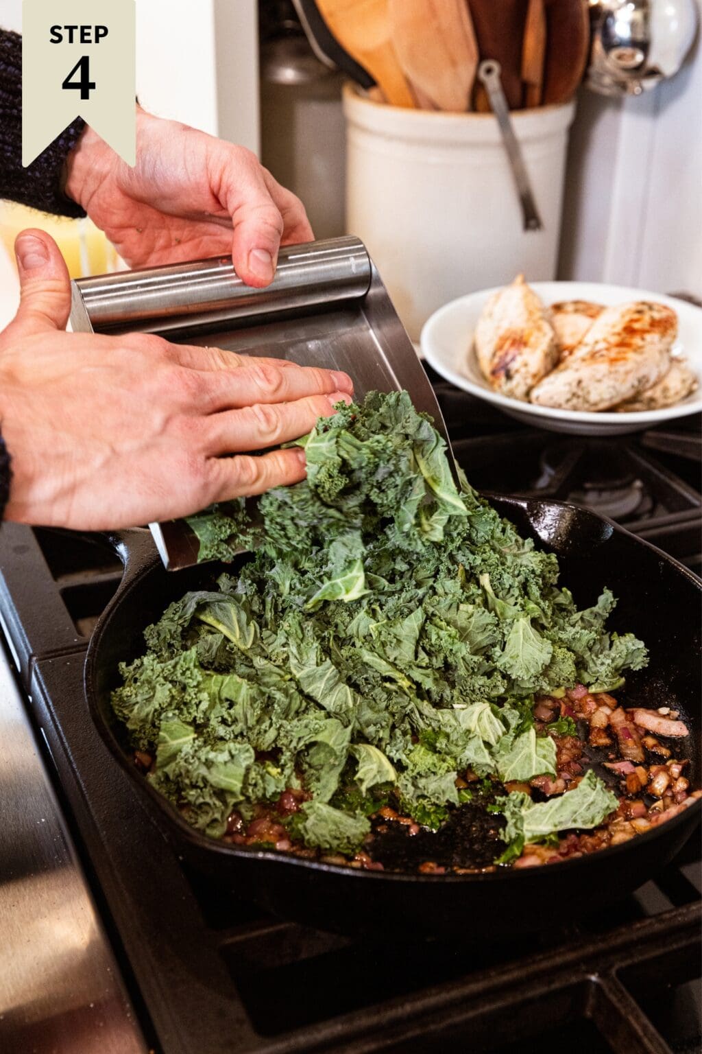 One Skillet Lemon Chicken with Orzo & Kale Wyse Guide