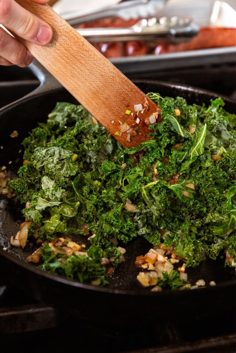 Skillet Sausage with White Beans & Kale Wyse Guide