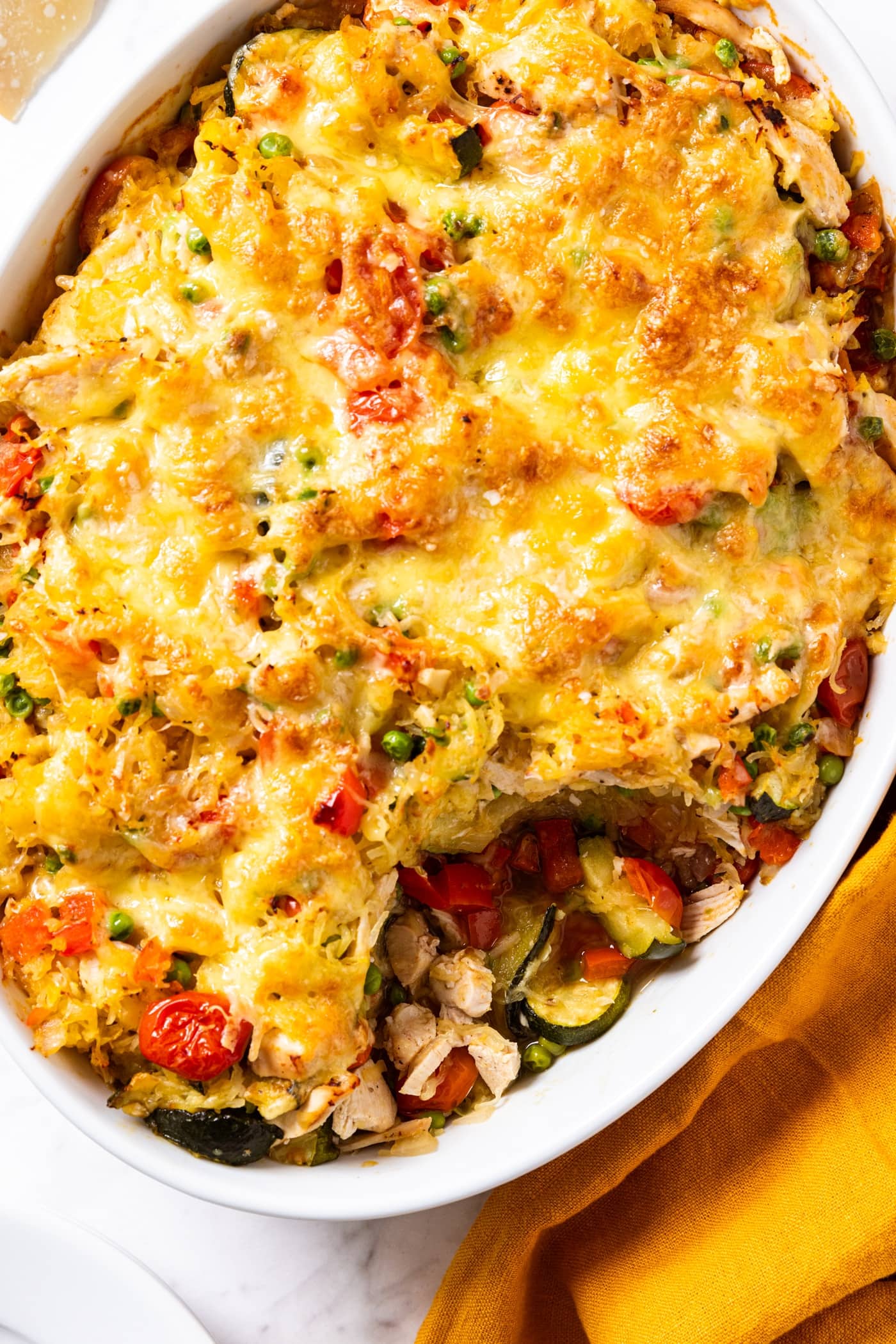 Spaghetti Squash Chicken Casserole Wyse Guide