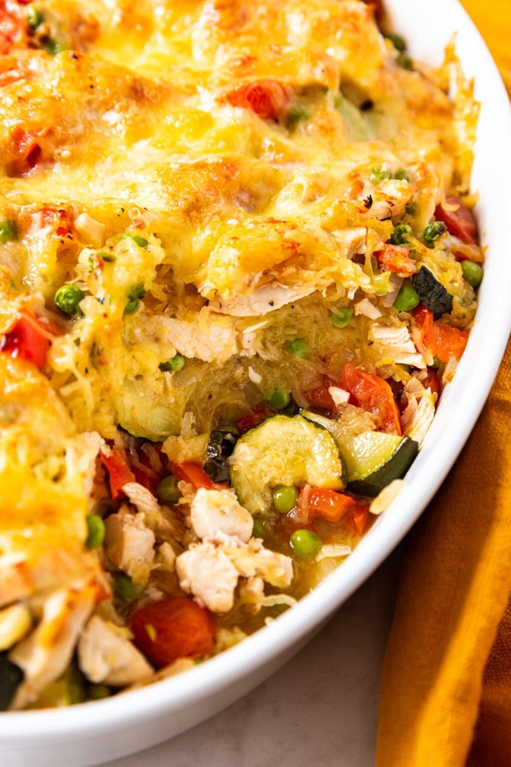 Spaghetti Squash Chicken Casserole Wyse Guide