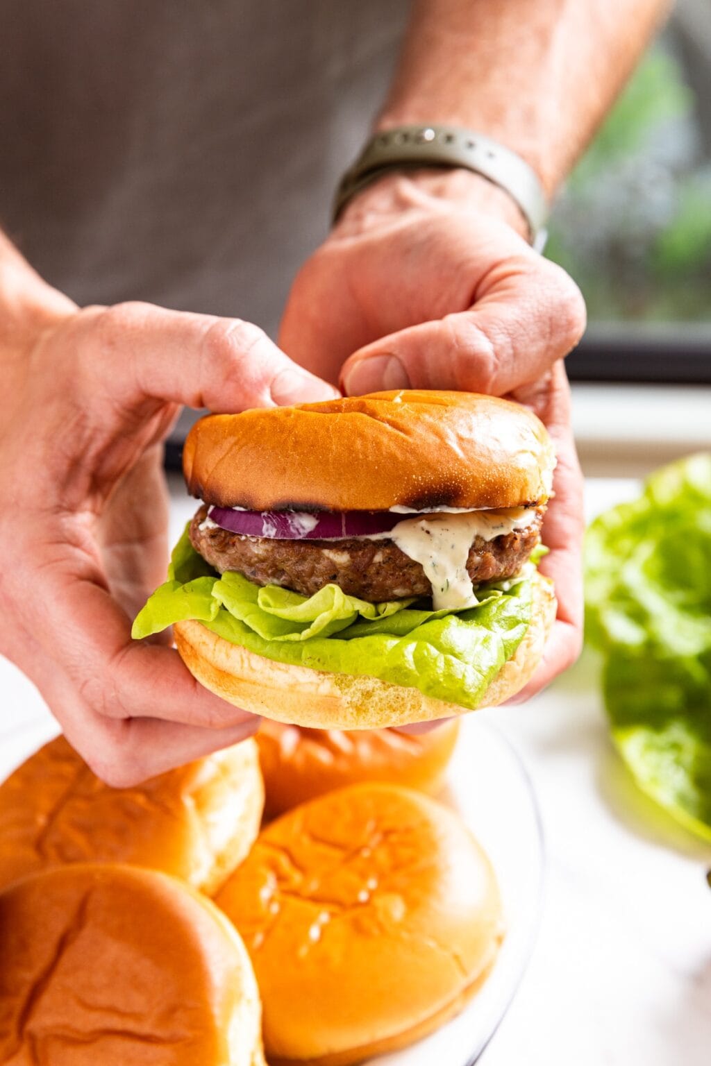 Grilled Pork Burgers Wyse Guide