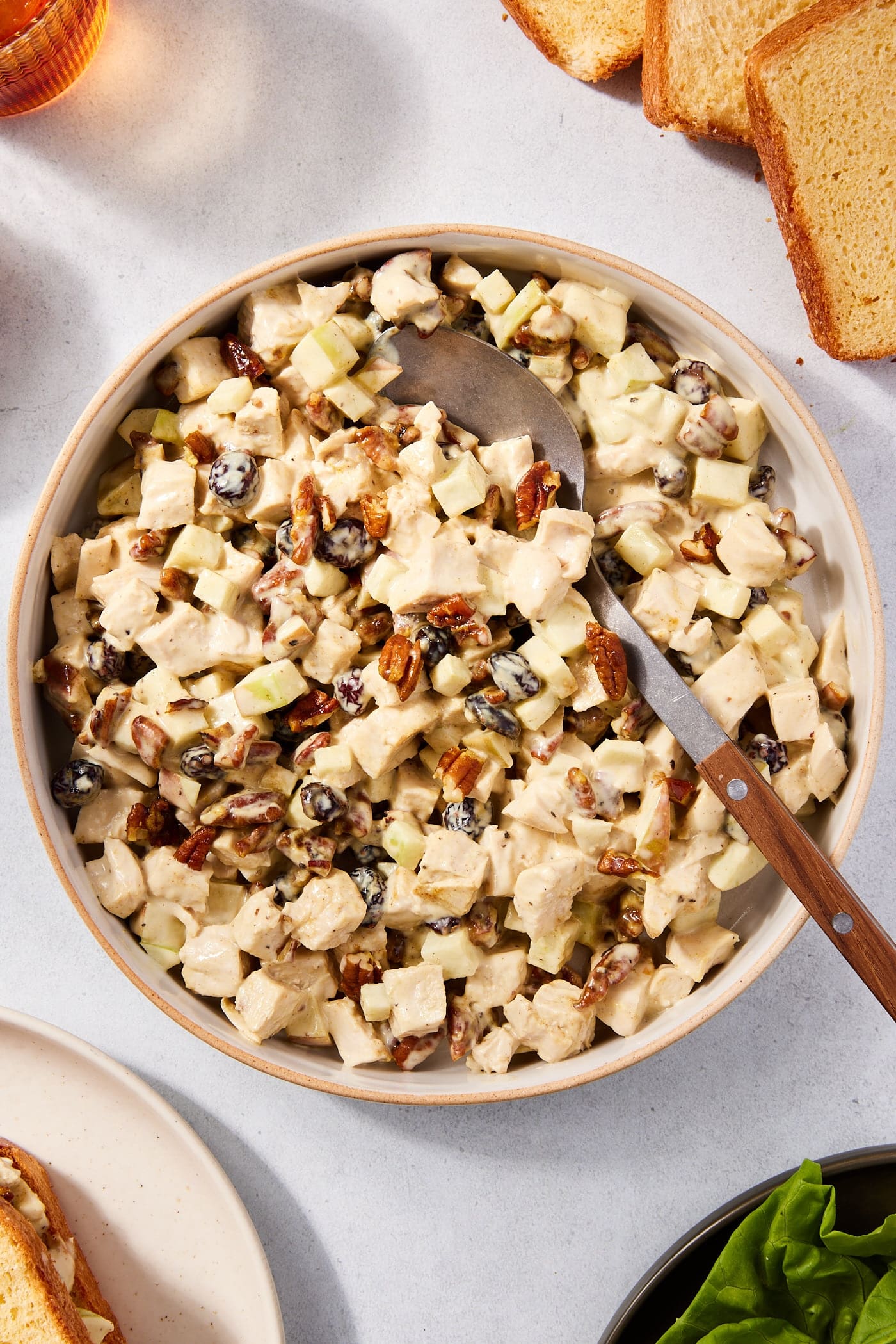 Chicken, Apple and Pecan Salad in a Jar - Damn Delicious