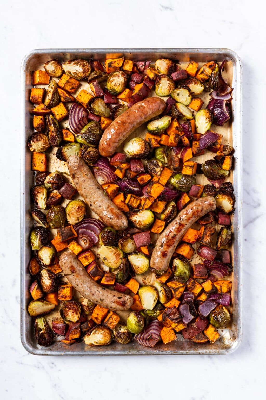 Sheet Pan Sausage with Roasted Vegetables Wyse Guide