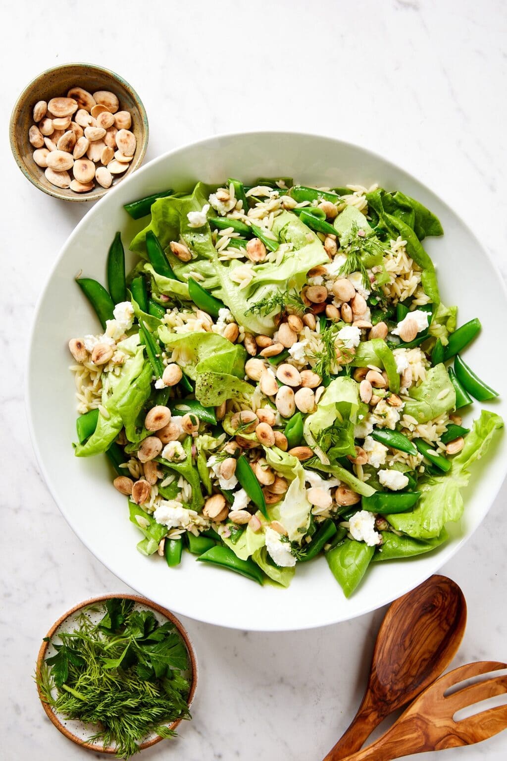 Spring Orzo Salad with Snap Peas Wyse Guide
