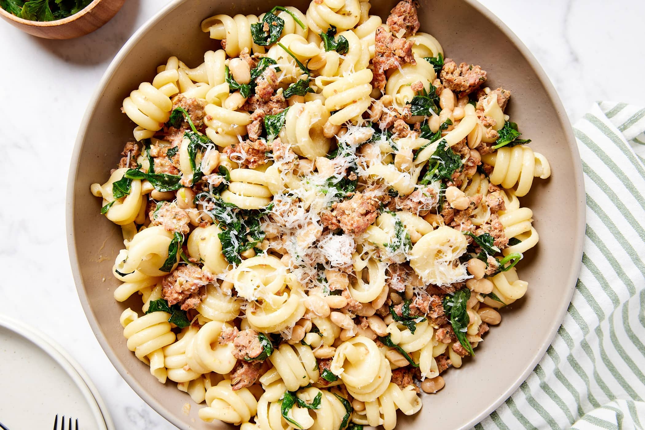 Weeknight Spinach & Sausage Pasta-image