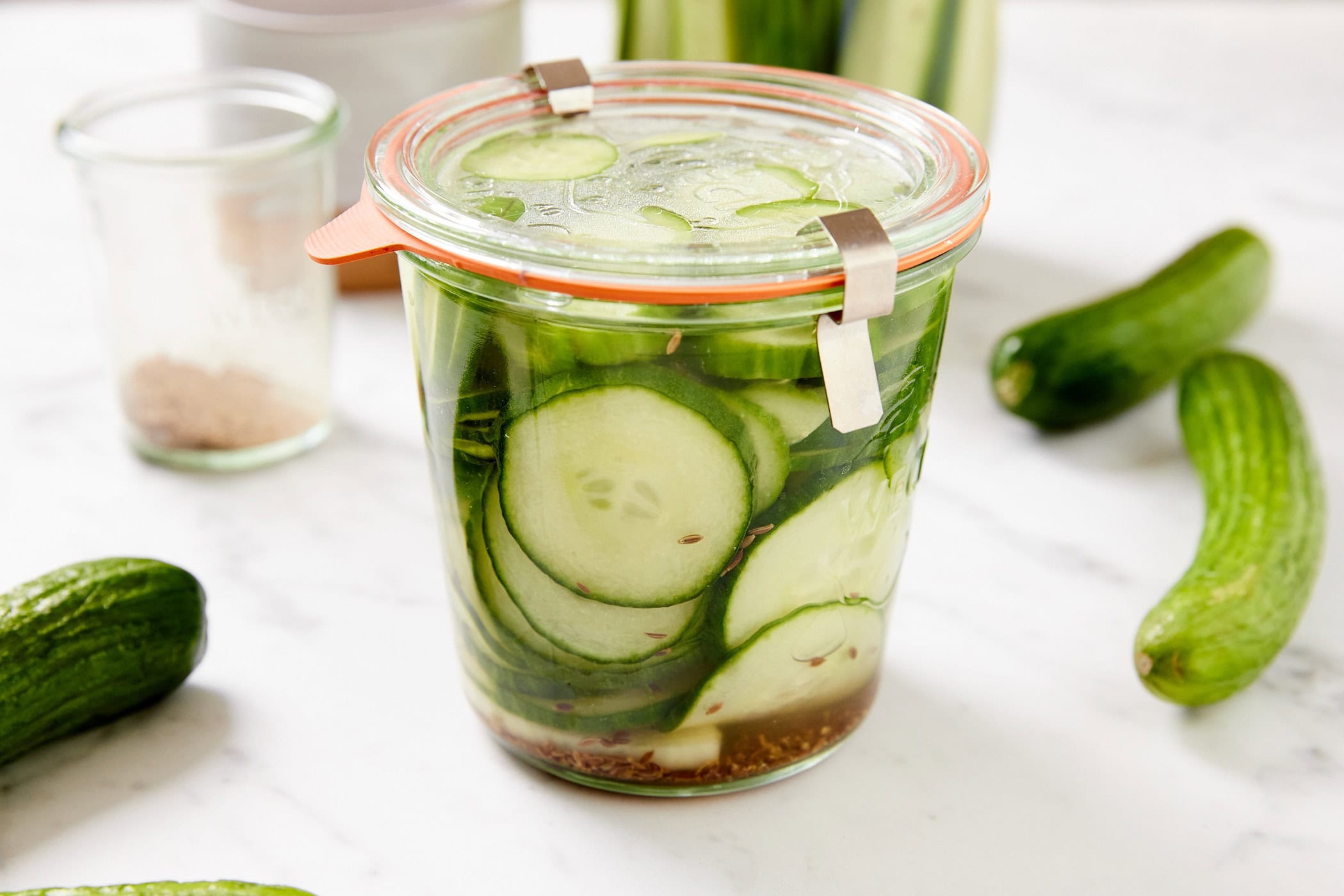 Refrigerator Dill Pickles-image