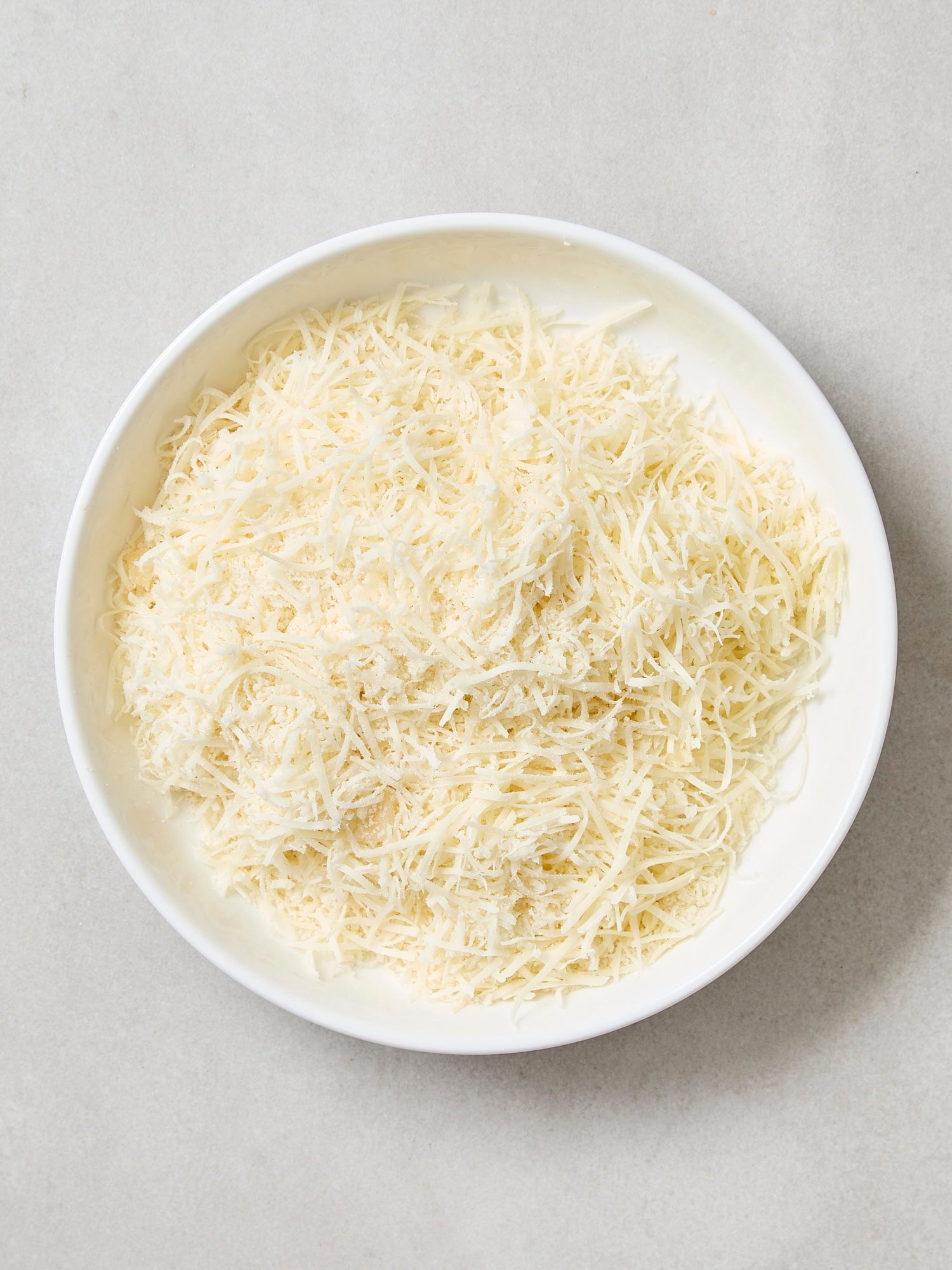 Cheese mixture for creamy potato side dish.