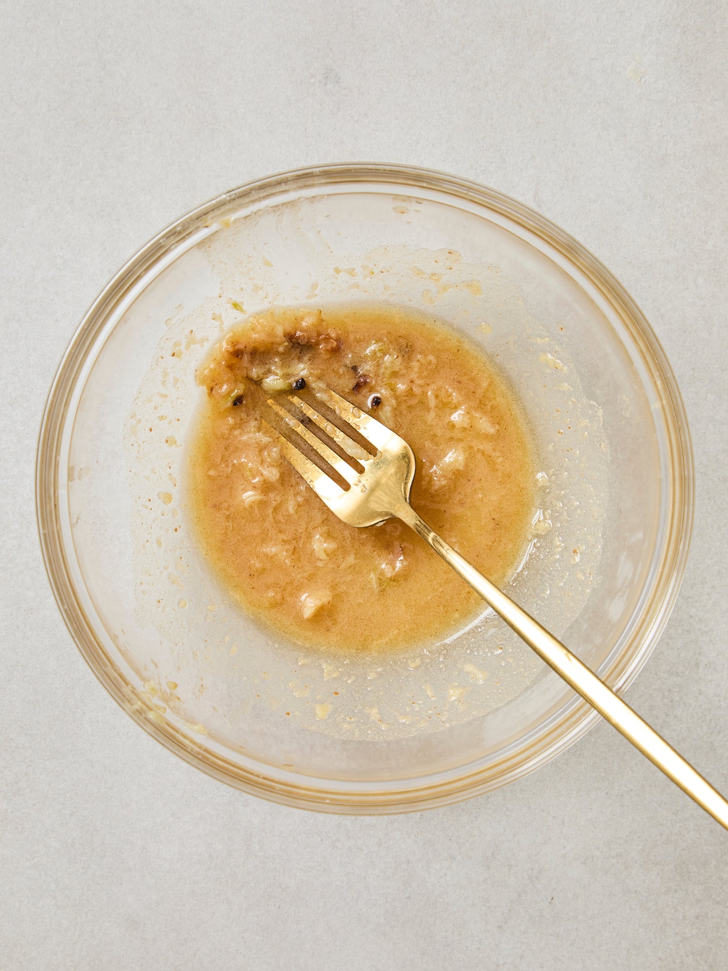 Mixture of brown butter and squash for pizza sauce.