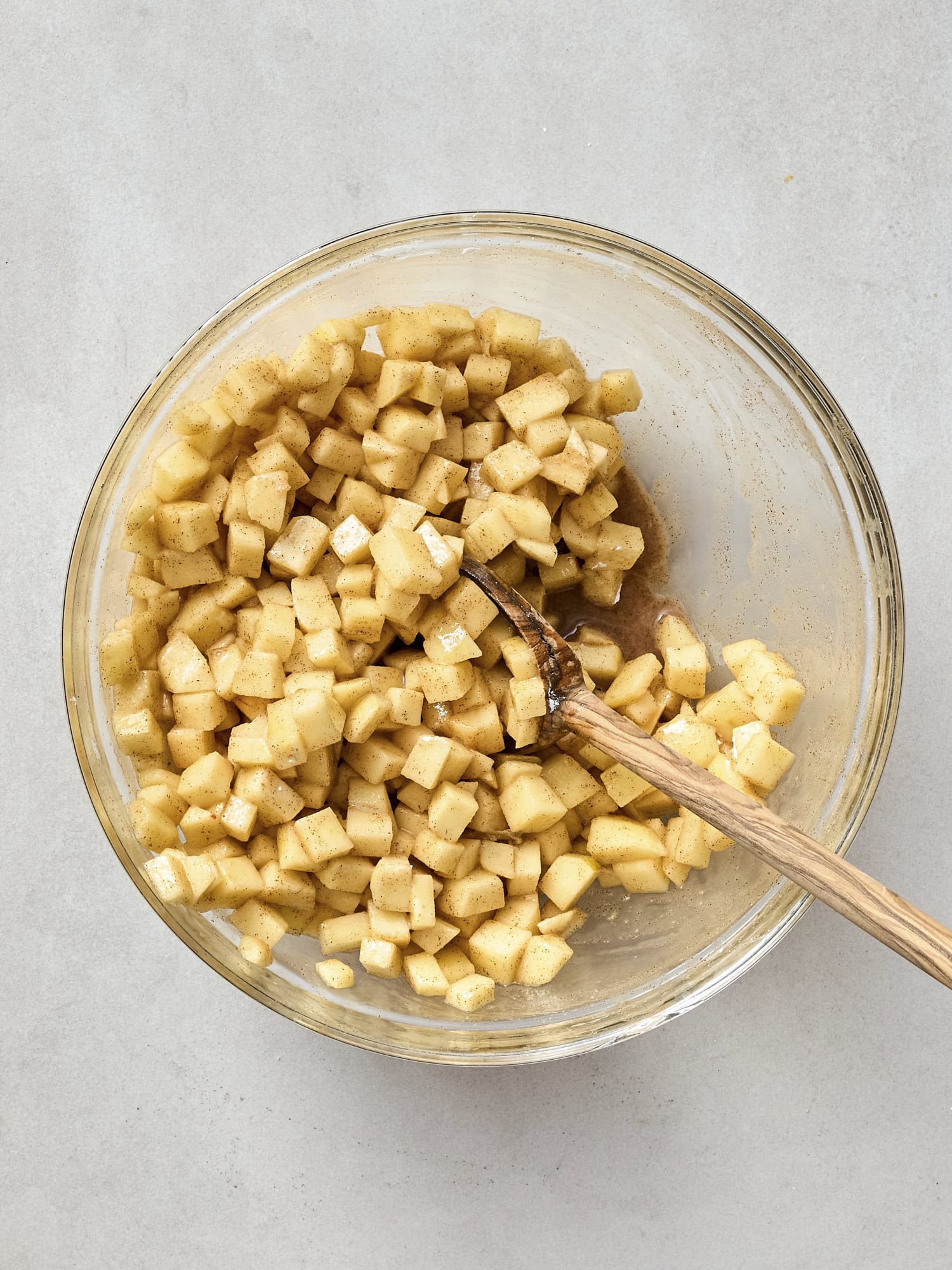 Apple filling for apple pie bars.
